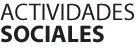 Actividades sociales